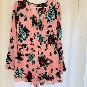 Floral (roses) Romper